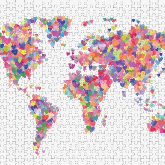 Turner Licensing 500 Pieces World of Love Jigsaw Puzzle - Picture 2 of 2